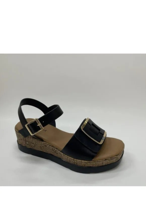 Wcubed Sandalo zeppa 48076 Black