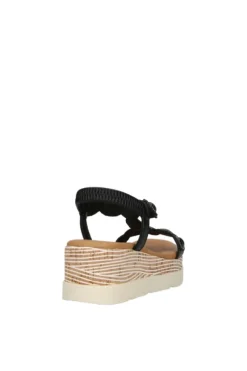 Wcubed Sandalo zeppa 48077 Black