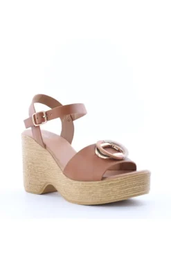 Wcubed Sandalo zeppa 46062 Brown