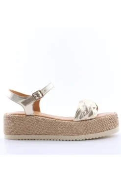 Wcubed Sandalo zeppa 46041 Ltgold