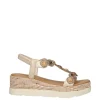 Wcubed Sandalo zeppa 48077 Ltgold