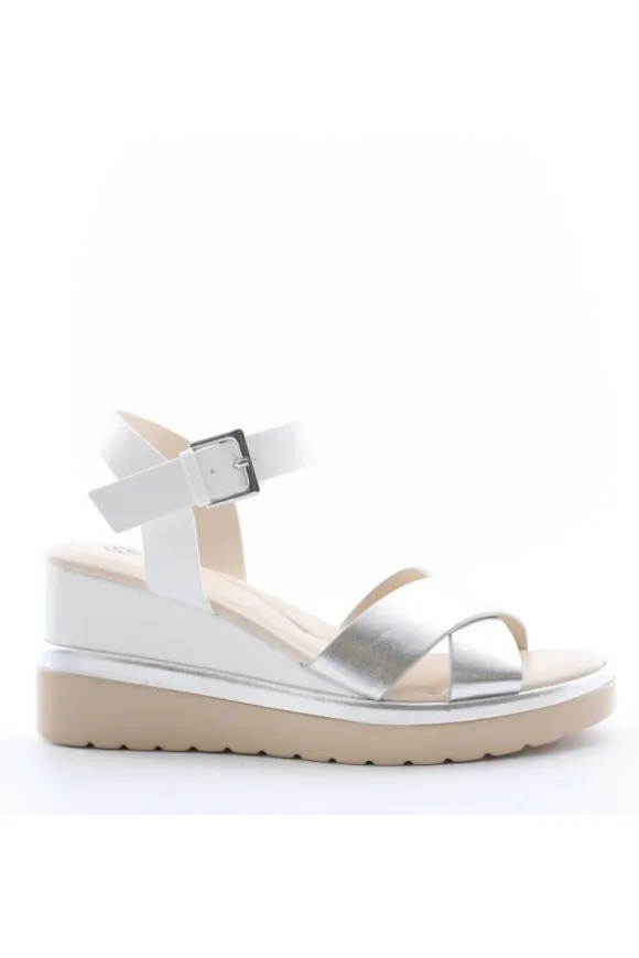 Wcubed Sandalo zeppa 46044 Silver