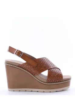 Wcubed Sandalo zeppa 46117 Taupe