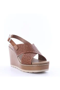 Wcubed Sandalo zeppa 46117 Taupe