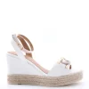 Wcubed Sandalo zeppa 44112 White