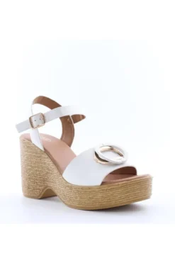 Wcubed Sandalo zeppa 46062 White