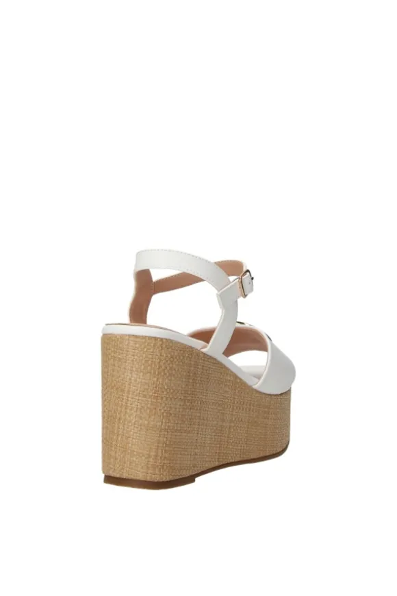 Wcubed Sandalo zeppa 48211 White