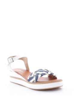 Wcubed Sandalo zeppa 44140 Whtnavy