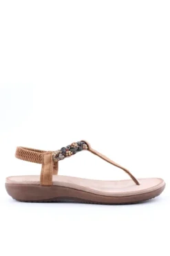 Yasmine Sandalo basso 40133 Bronzo