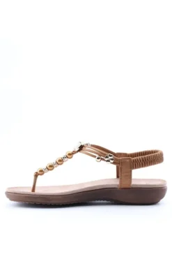 Yasmine Sandalo basso 40130 Bronzo