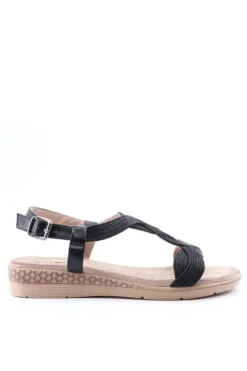 Yasmine Sandalo basso 40136 Negro