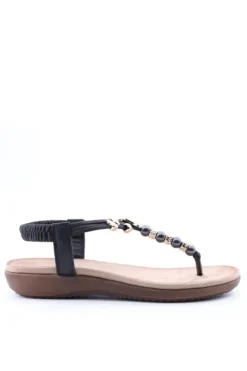 Yasmine Sandalo basso 40130 Negro