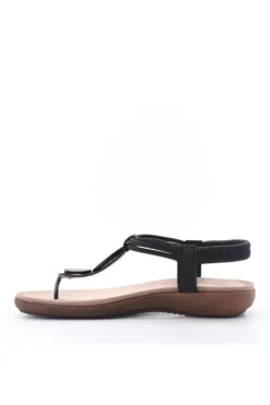 Yasmine Sandalo basso 42354 Negro