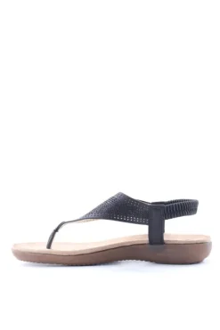 Yasmine Sandalo basso 40132 Negro