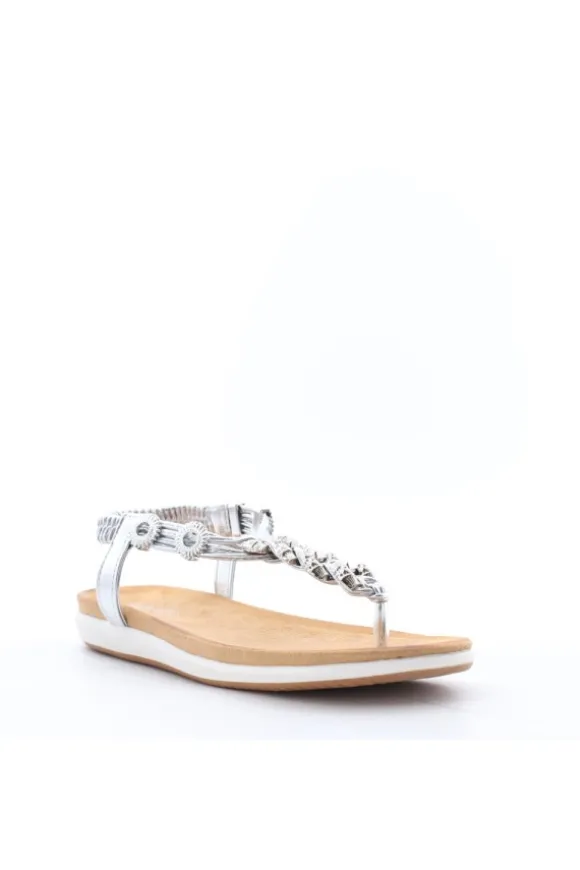 Yasmine Sandalo basso 42370 Plata