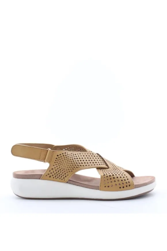 Yasmine Sandalo zeppa 42362 Beige