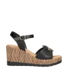 Yasmine Sandalo zeppa 48811 Black