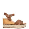 Yasmine Sandalo zeppa 48819 Camel