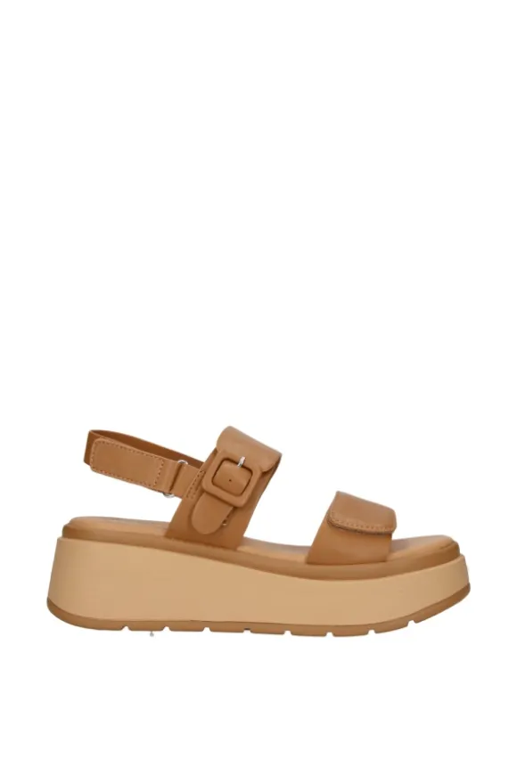 Yasmine Sandalo zeppa 48814 Camel