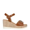 Yasmine Sandalo zeppa 48812 Camel