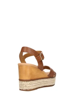 Yasmine Sandalo zeppa 48819 Camel