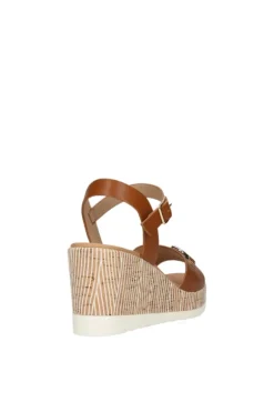 Yasmine Sandalo zeppa 48812 Camel