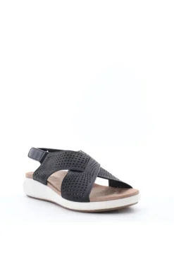 Yasmine Sandalo zeppa 42362 Negro