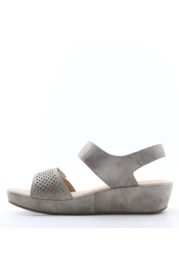 Yasmine Sandalo zeppa 42350 Plomo