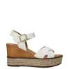 Yasmine Sandalo zeppa 48819 White