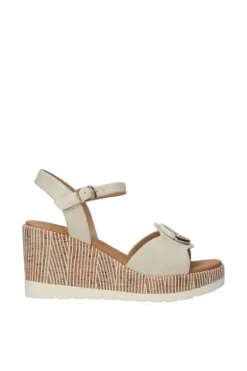 Yasmine Sandalo zeppa 48811 White