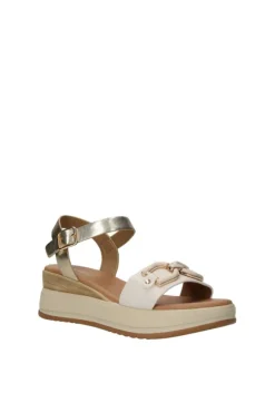 Yasmine Sandalo zeppa 48816 White