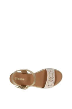 Yasmine Sandalo zeppa 48816 White